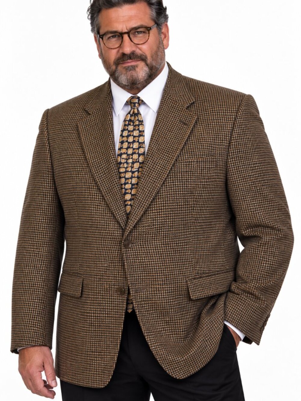 European Classic! Yves Saint Laurent for Men Wool & Silk Blazer |